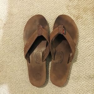 Rainbow Flip Flops